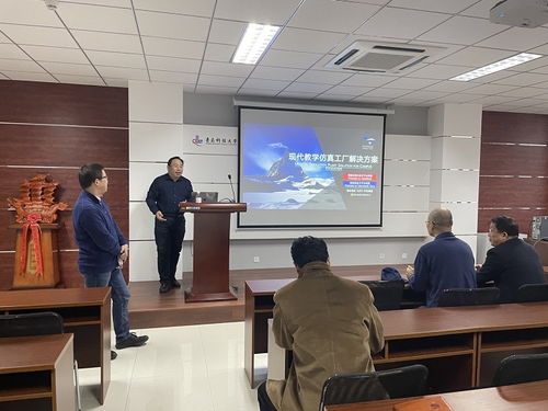 杭州百子尖科技股份有限公司來我院就現代教學仿真工廠項目進行深度交流